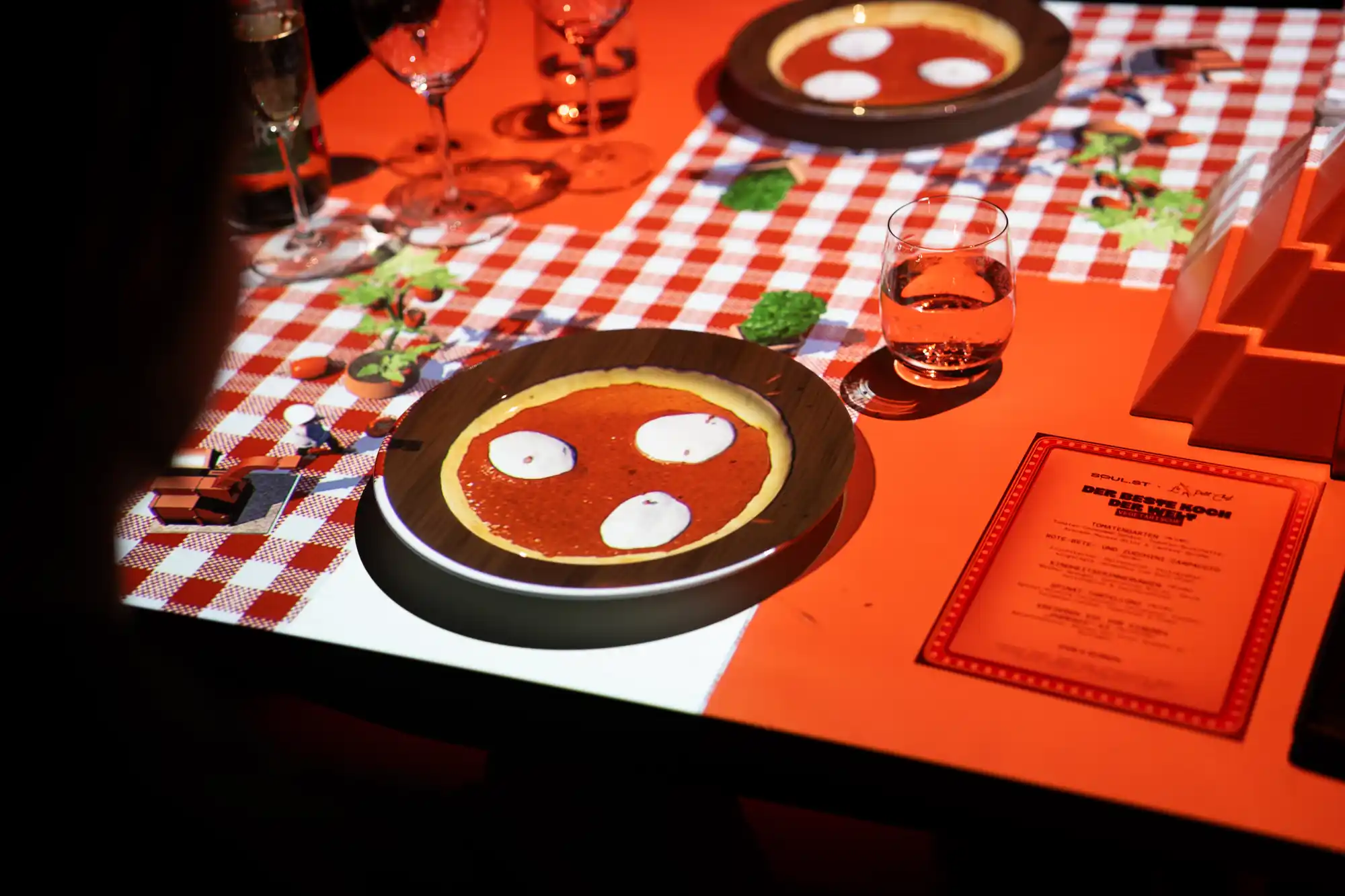 3D table projection in Kuala Lumpur